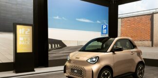 Official image of the Smart #2 electric city car