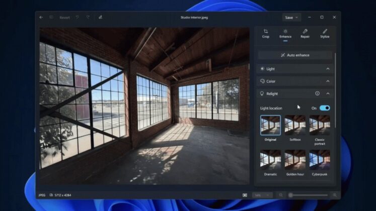 Natural-language search interface in Windows 11 Photos