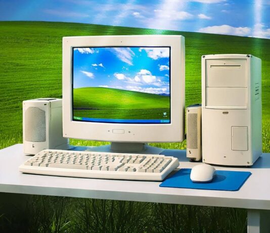 Windows XP interface displayed on a computer screen