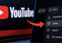 YouTube Tests Moving the Dislike Button Into a Three-Dot Menu on Desktop YouTube desktop interface illustrating the reported test involving the Dislike control.